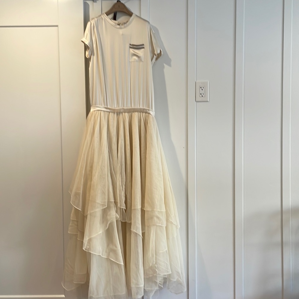 Stunning brunello cucinelli Maxi silk gown